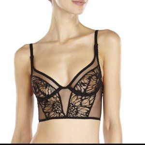 Kiki de Montparnasse Grand Fleur Longline Bra